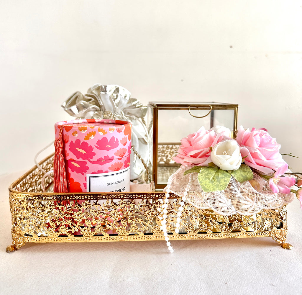 Glass wedding return favour