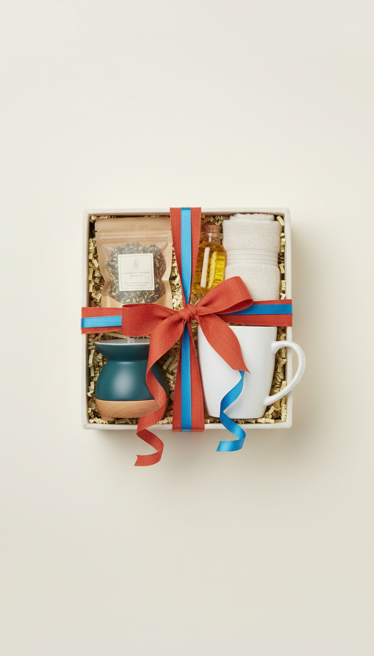 Wellness Retreat Box with Aromatherapy Set